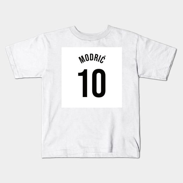 Modric 10 Home Kit - 22/23 Season Kids T-Shirt by GotchaFace